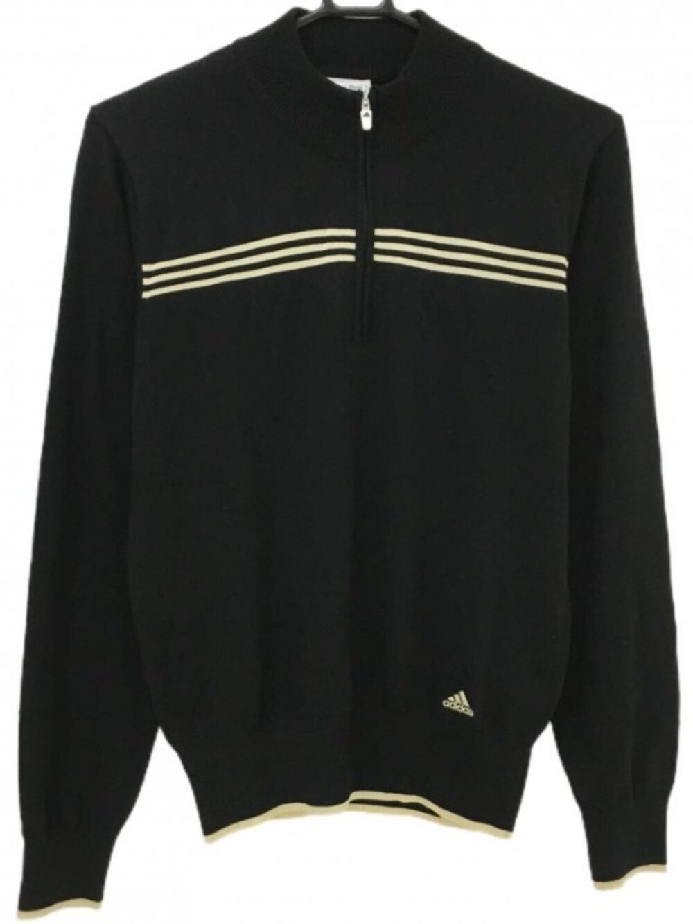 Half-Zip Adidas Stripe Sweater